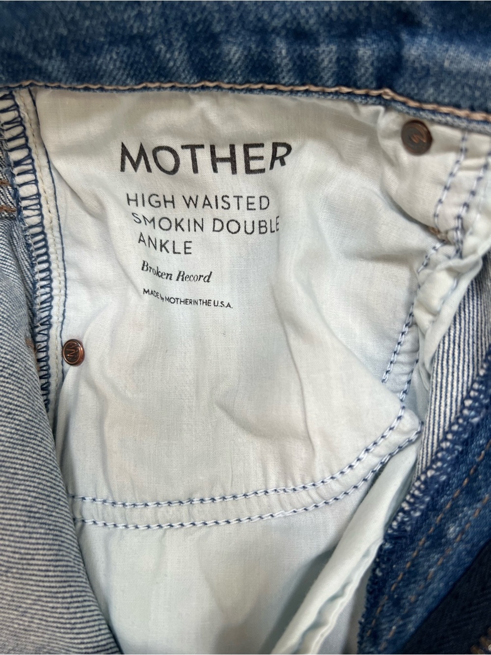 Like New MOTHER Superior Jeans - Picture 6 of 6